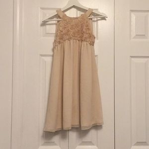 Cream flowy dress